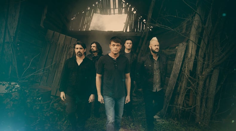 3 Doors Down, (left to right) Greg Upchurch, Chris Henderson, Brad Arnold, Justin Biltonen and Chet Roberts, perform at Rose Music Center in Huber Heights on Wednesday, Aug. 8. CONTRIBUTED