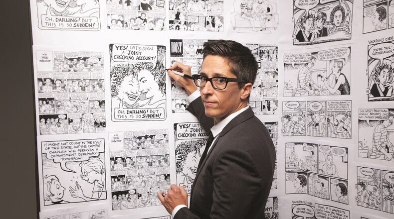 Alison Bechdel appears in "No Straight Lines: The Rise of Queer Comics." CONTRIBUTED