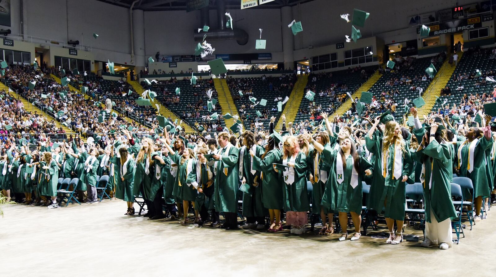 Northmont City Schools celebrated nearly 380 graduates on Sunday, May 19 at Wright State University’s Nutter Center.