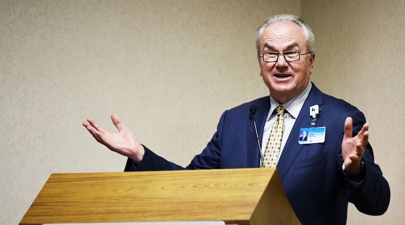 Fred Manchur, CEO of Kettering Health, will be retiring from his position, effective Dec. 31. NICK GRAHAM/STAFF