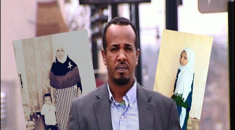 Abdi Ahmed, a native of Somalia, is waiting for his wife and two children to join him in Dayton. They were set to arrive in February but President Donald Trump’s proposed travel ban halted the process.