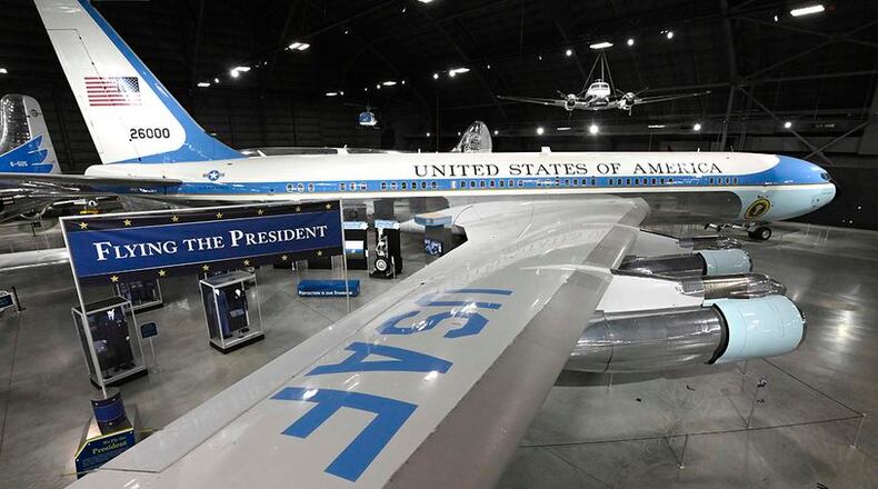 Plane talks have returned to to the National Museum of the U.S. Air Force. On Feb. 19, 2022, Presidential Gallery aircraft and exhibits were featured during “Plane Talks” from 10:30 a.m. to 3:30 p.m. The Boeing VC-137C SAM 26000 “Air Force One” that returned President Kennedy’s body to Washington D.C. after his assassination in Dallas, the Douglas VC-54C “Sacred Cow” which was the first purpose-built presidential aircraft, the Lockheed VC-121E “Columbine III” used by President Eisenhower, and the Douglas VC-118 “The Independence,” used by President Truman were open for visitors to walk through.