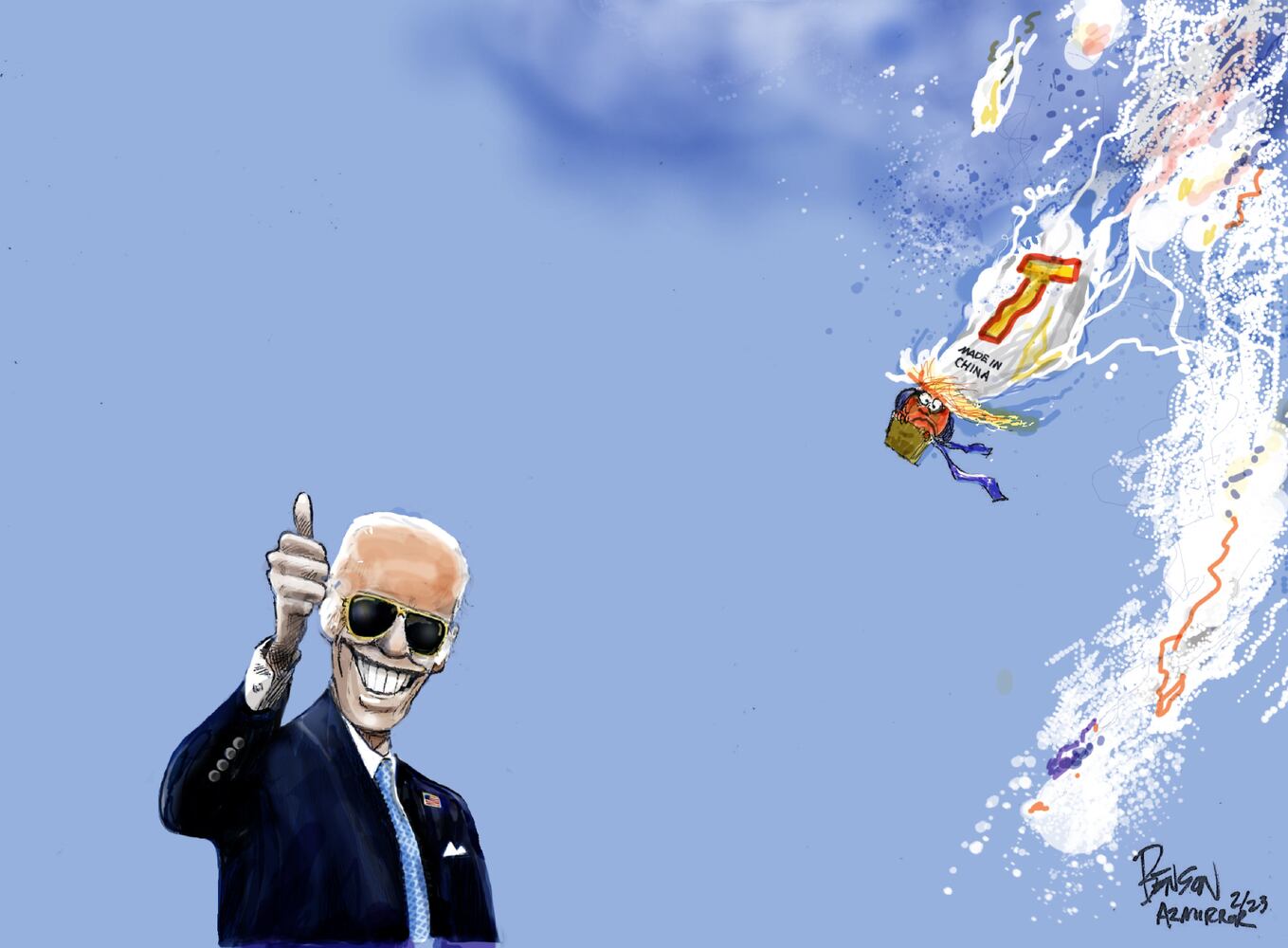 WEEK IN CARTOONS: State of the Union, Super Bowl, Chinese balloon and more
