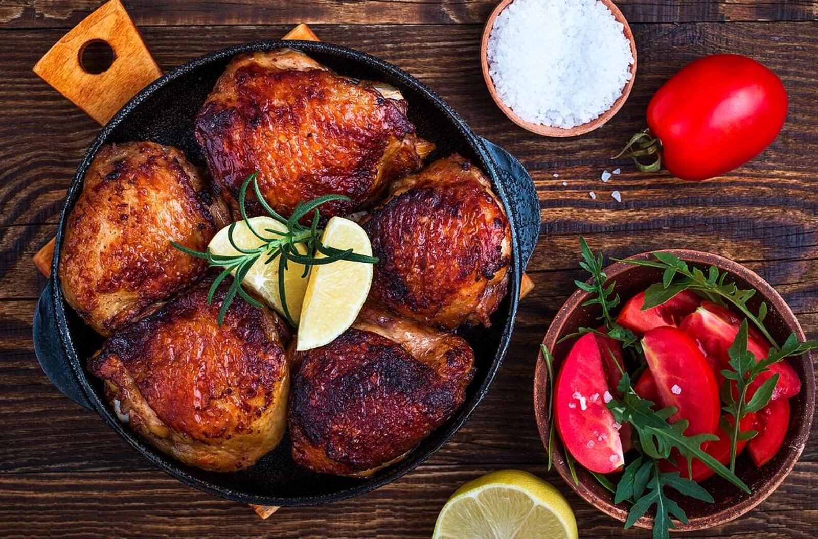 This image of a smoked-chicken dish comes from SinfulOrchard.com.