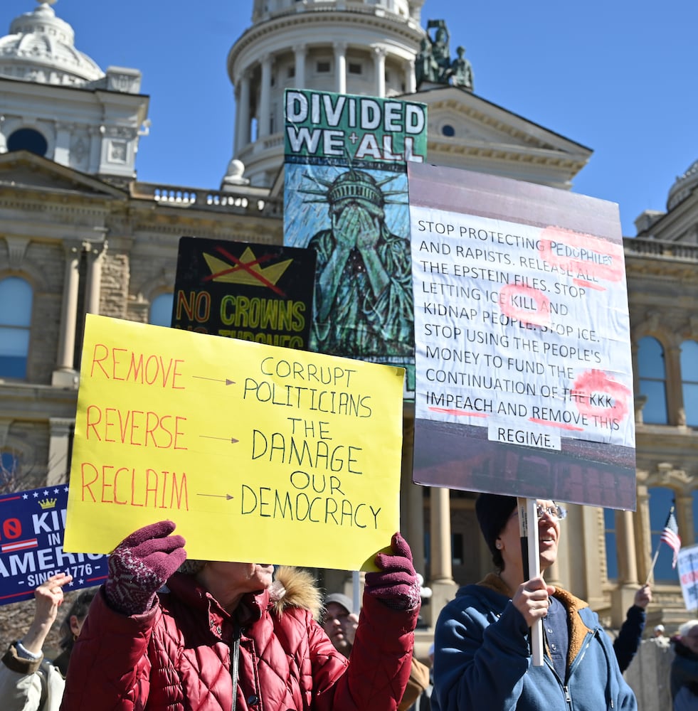 No Kings protest in Troy