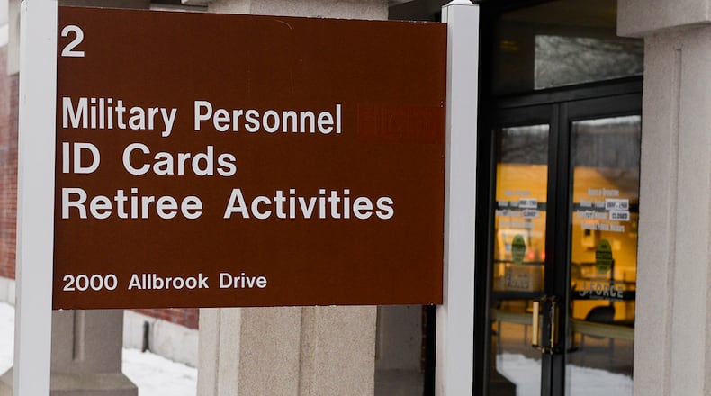 The Military Personnel Flight, which includes the ID Card Office at Wright-Patterson Air Force Base, provides a variety of services to active-duty and retired military, reservists, civilian personnel and families. U.S. AIR FORCE PHOTO/WESLEY FARNSWORTH