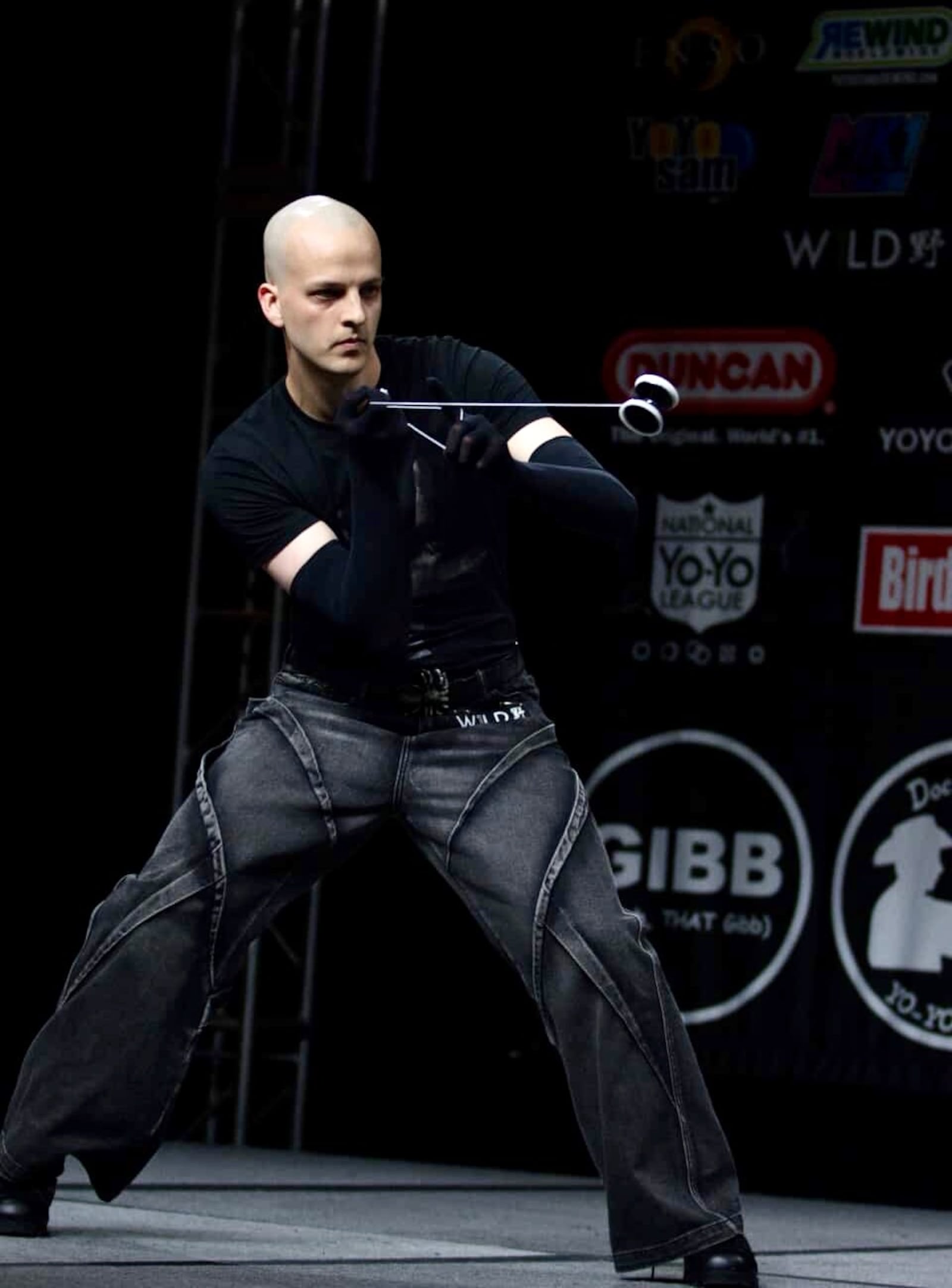 Connor Seals, of Oakwood, competes in the National Yo-Yo Contest in Las
Vegas, Nev., on June 29, 2025. Photo courtesy of National Yo Yo Contest