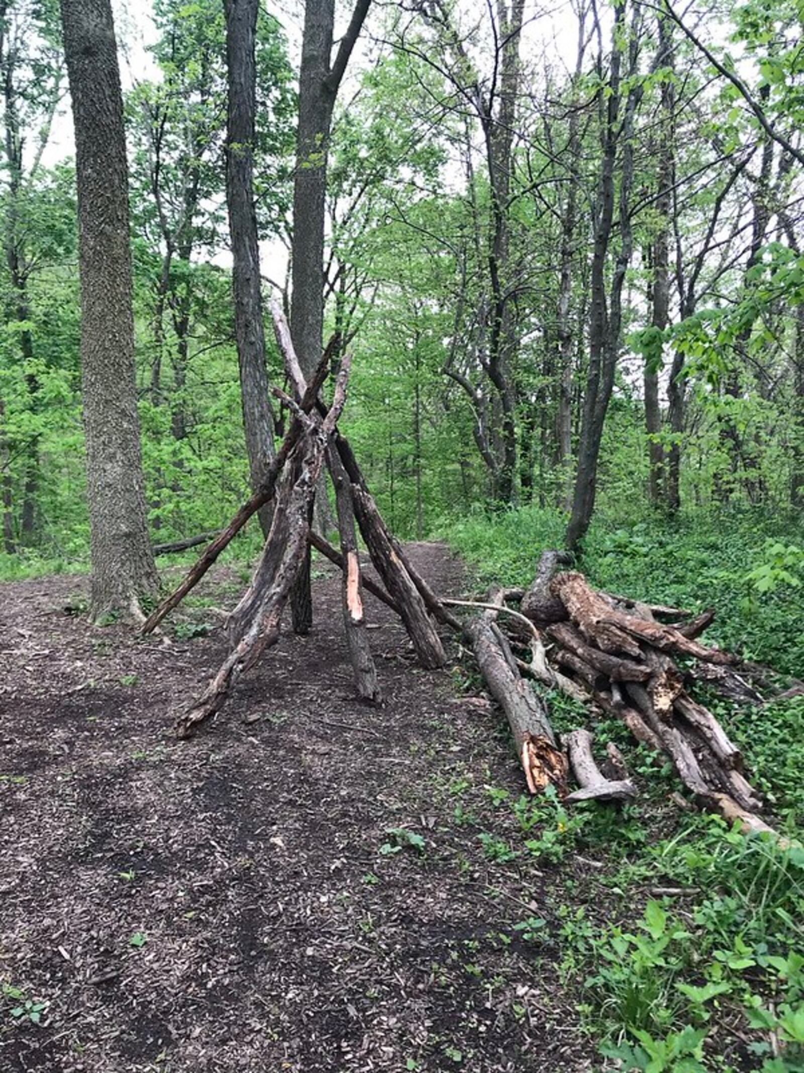 Children can enjoy nature play at home as well as local parks. PHOTO BY KAREN ALLEN