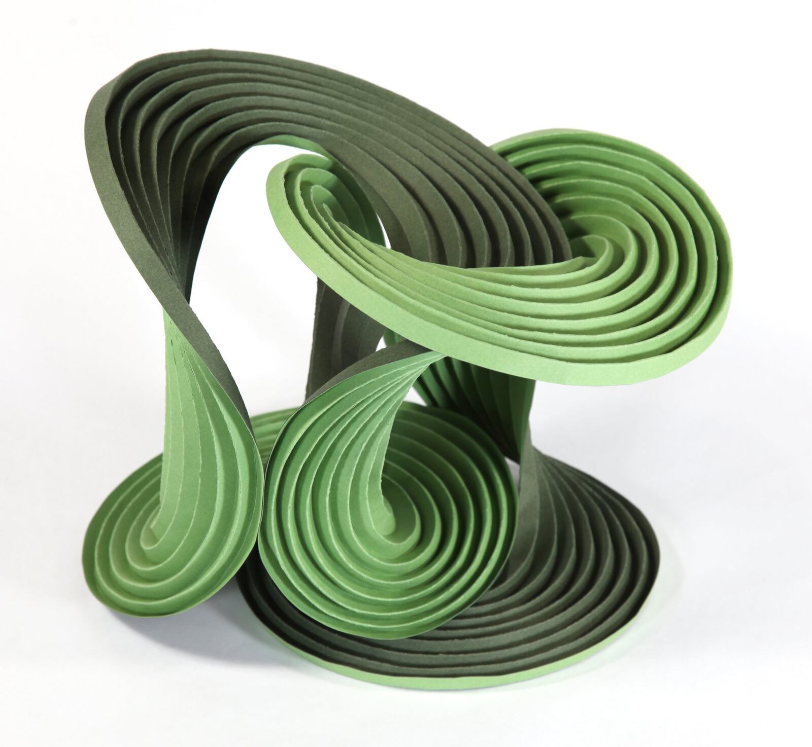 The origami exhibit that will come to the Dayton Art Institute features this work, “Together,” by Erik DeMaine and Martin DeMaine. CONTRIBUTED