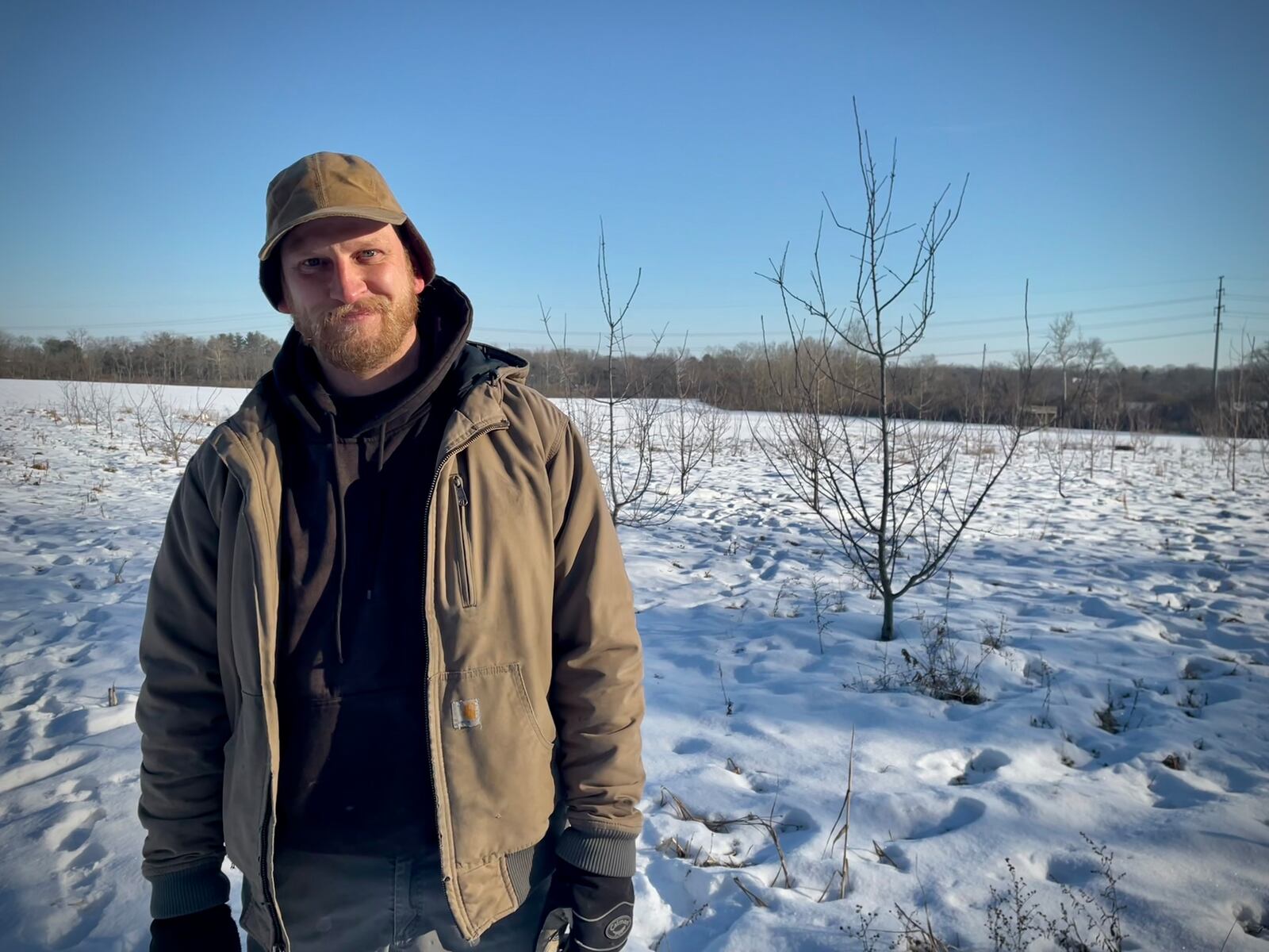Stephen Martinek of Sugarcreek Twp. planted six apple trees in 2015 on his farm. After nearly 10 years of learning and growing, he’s hosting his first public cider pour at Joui Wine in downtown Dayton on Feb. 16. NATALIE JONES/STAFF