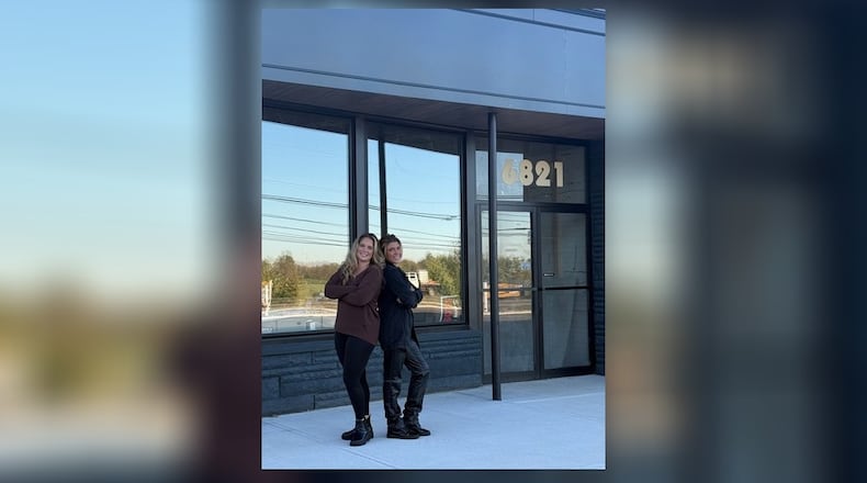 Maria Blake (left) and Allyson Knight (right) will open Leo's Laundry Co. and Penny Lane Express in Enon. Contributed