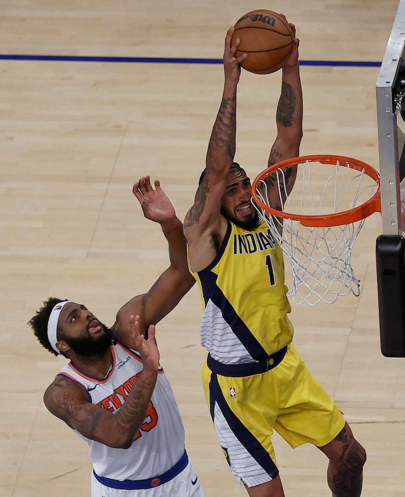Pacers Knicks Basketball