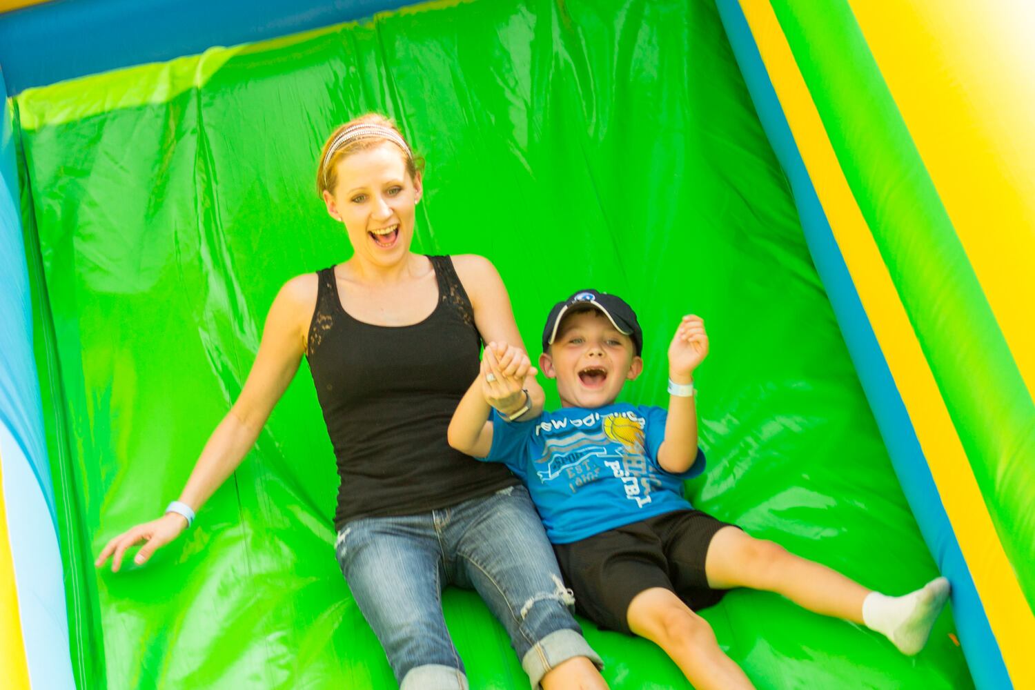 PHOTOS: The World’s Largest Bounce House is inflated fun