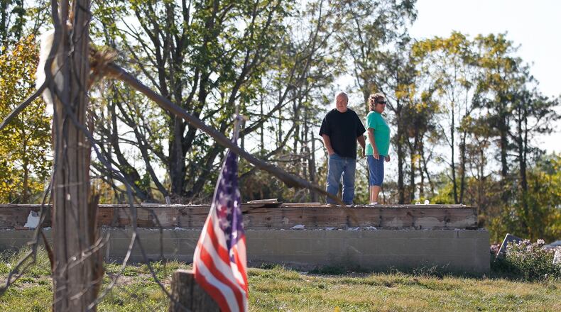 The home of Albert and Wanda King along Crawford Toms Run Road west of Brookville was the first to be destroyed in a Memorial Day EF4 tornado that meted out destruction for nearly 20 more miles. CHRIS STEWART / STAFF