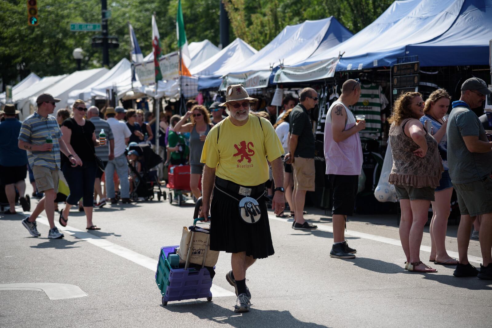 The Dayton Celtic Festival took over downtown at Riverscape MetroPark and the surrounding areas from Friday, July 26 to Sunday July, 28, 2019. The free festival featured workshops, vendors, food, beer, children’s activities and Irish music. TOM GILLIAM / CONTRIBUTING PHOTOGRAPHER