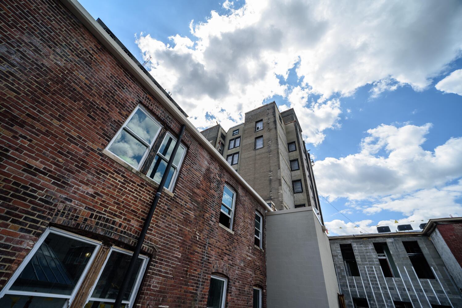 PHOTOS: Dayton Arcade recovery continues, first floor slab completed and windows restored