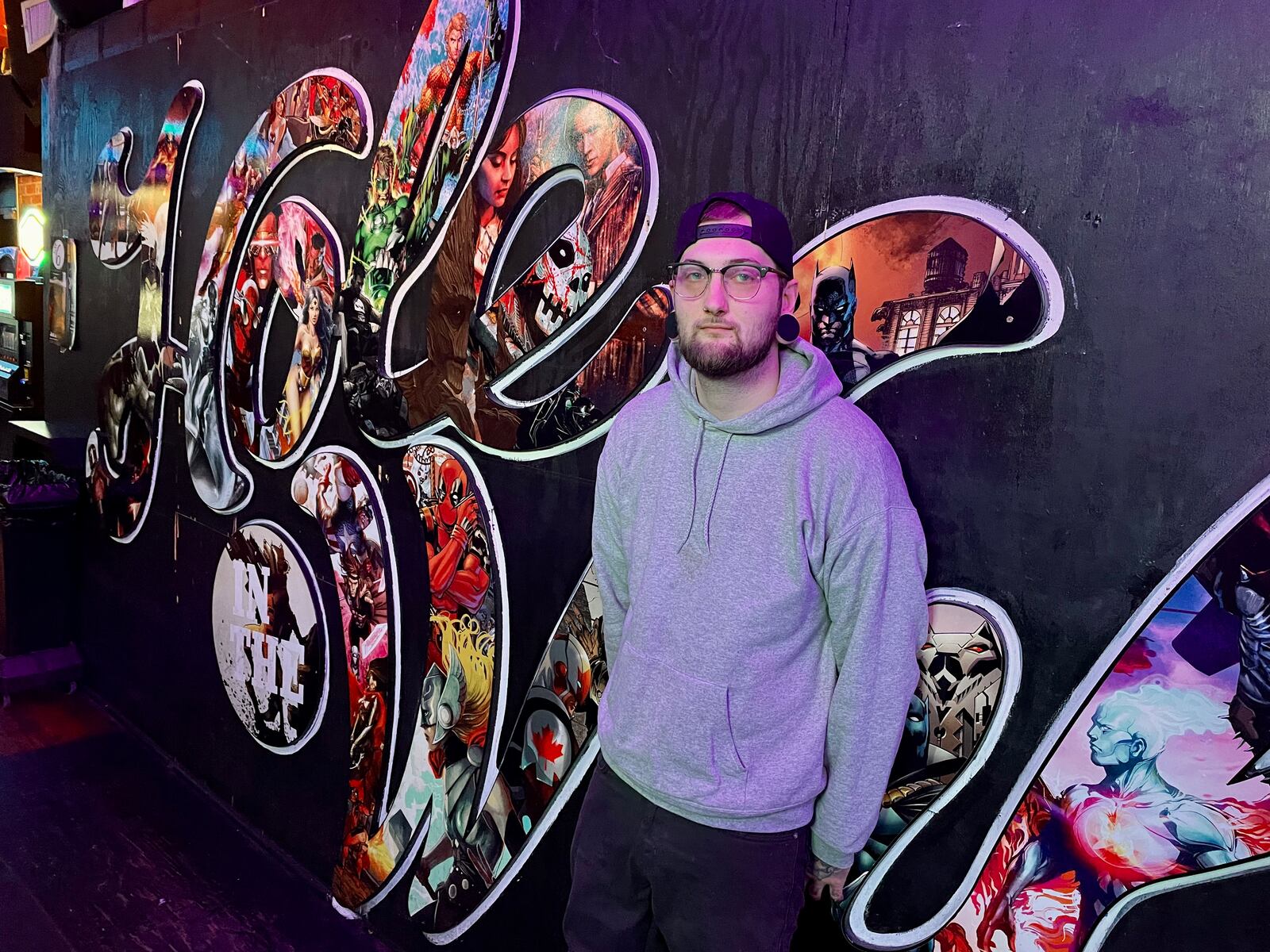 High Stakes, a new food cart serving feel-good American food, is operating Friday and Saturday nights on the back patio of Hole In The Wall in Dayton’s Oregon District. Pictured is owner Thomas Ebert. NATALIE JONES/STAFF