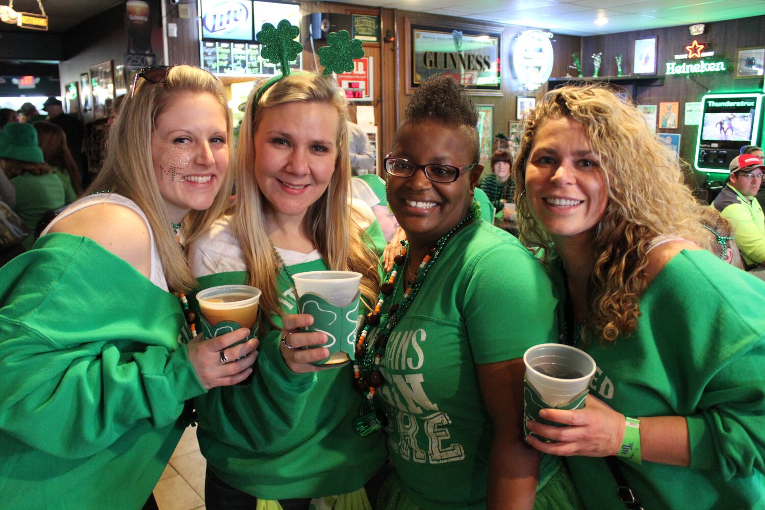 St. Patrick's Day lunchtime festivities at Flanagan's Pub