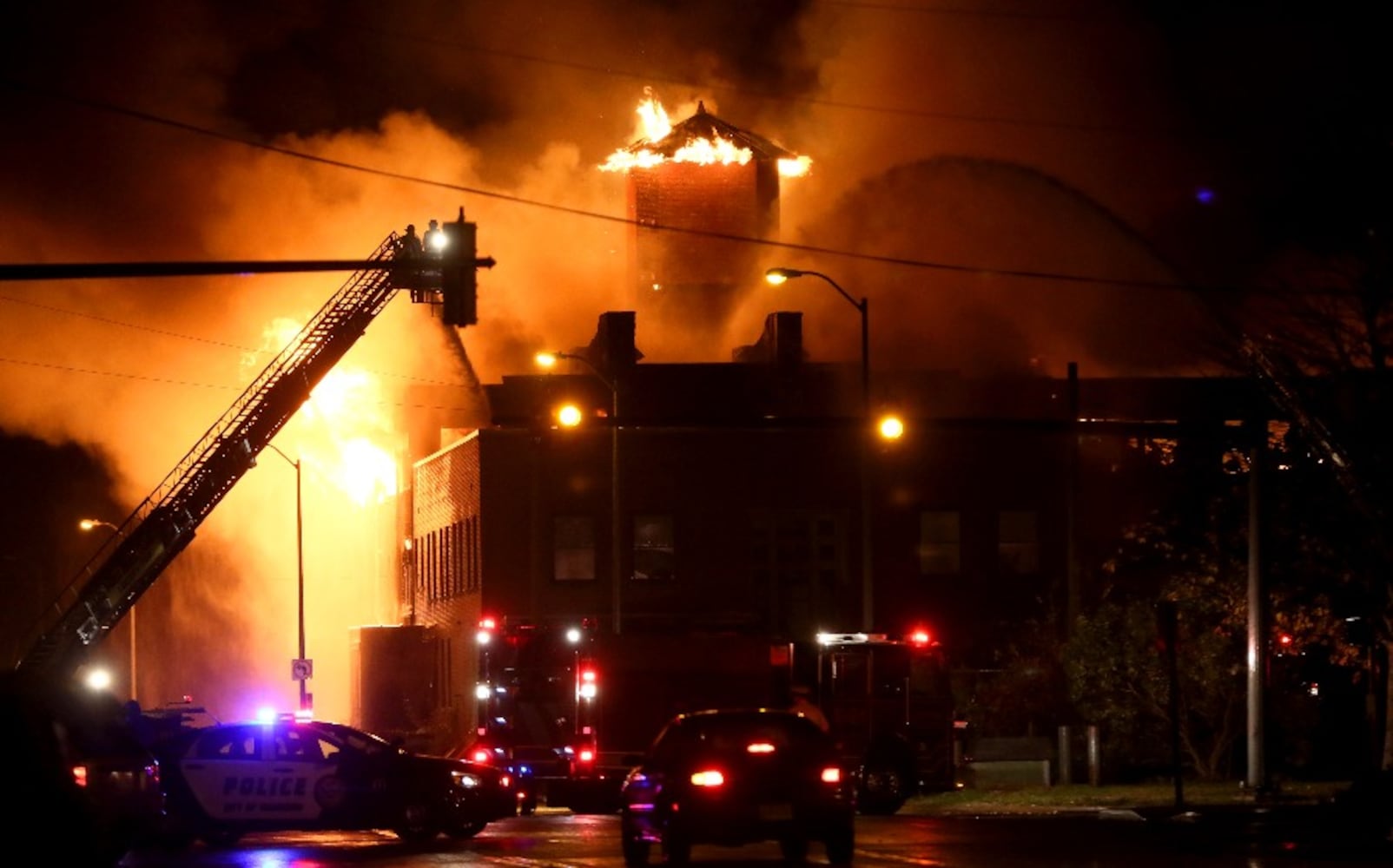 Fire at former Beckett paper mill