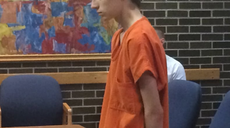 Nicholas Starling appears in Clark County Juvenile Court on Tuesday. Allison Wichie/Staff