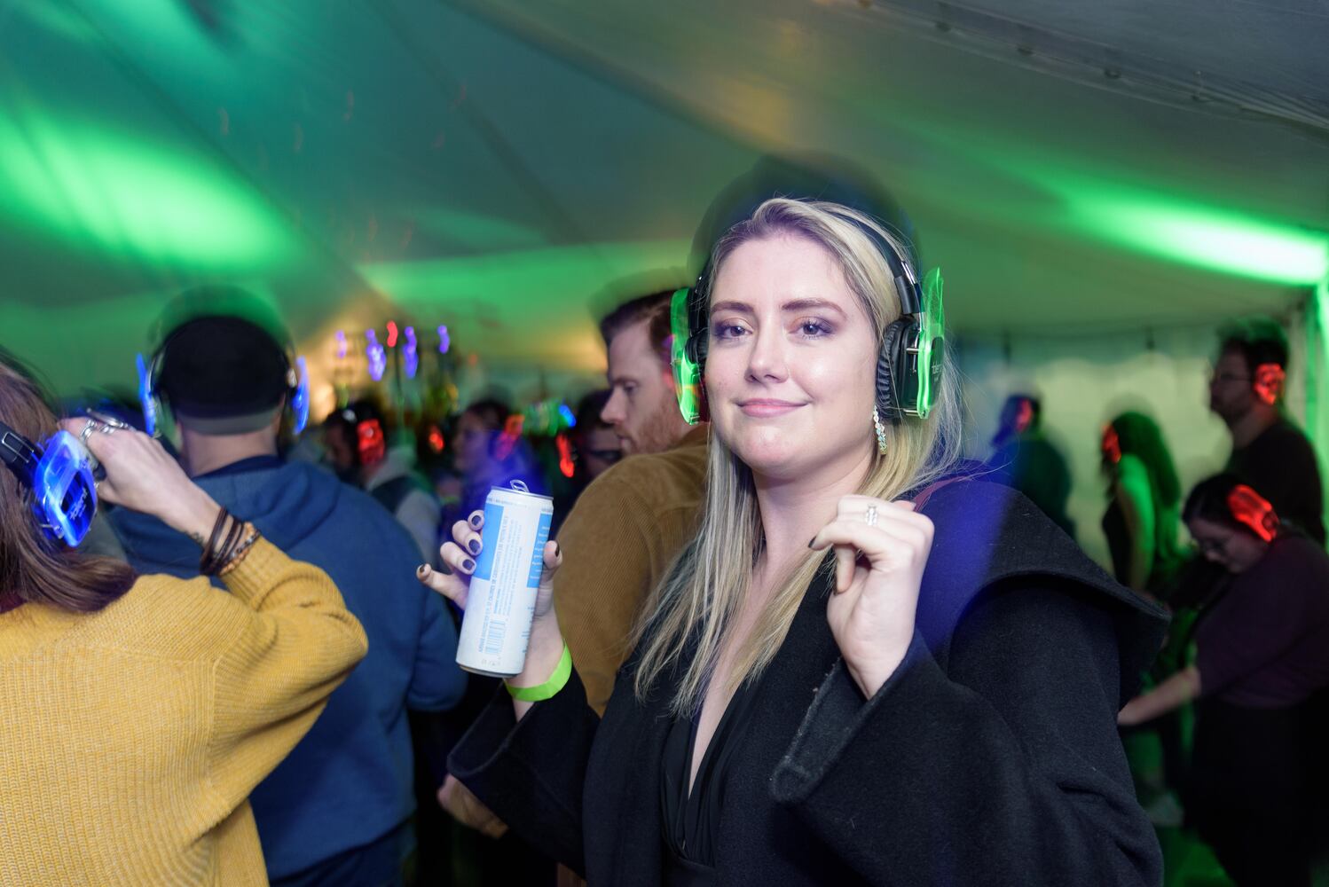 PHOTOS: Did we spot you at Dayton's New Year's Eve Ball Drop and Silent Disco at Yellow Cab Tavern?