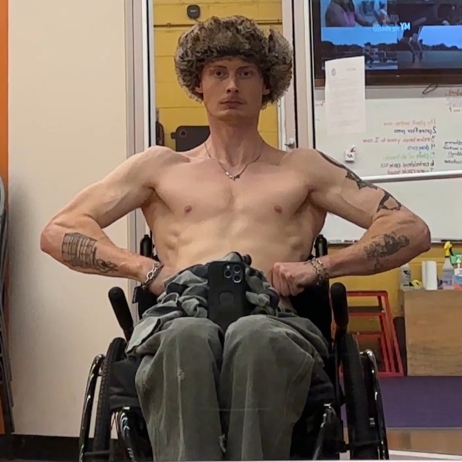 Holden Howell, also known as One and All Fitness, has created a workout routine specifically designed for wheelchair users. Contributed