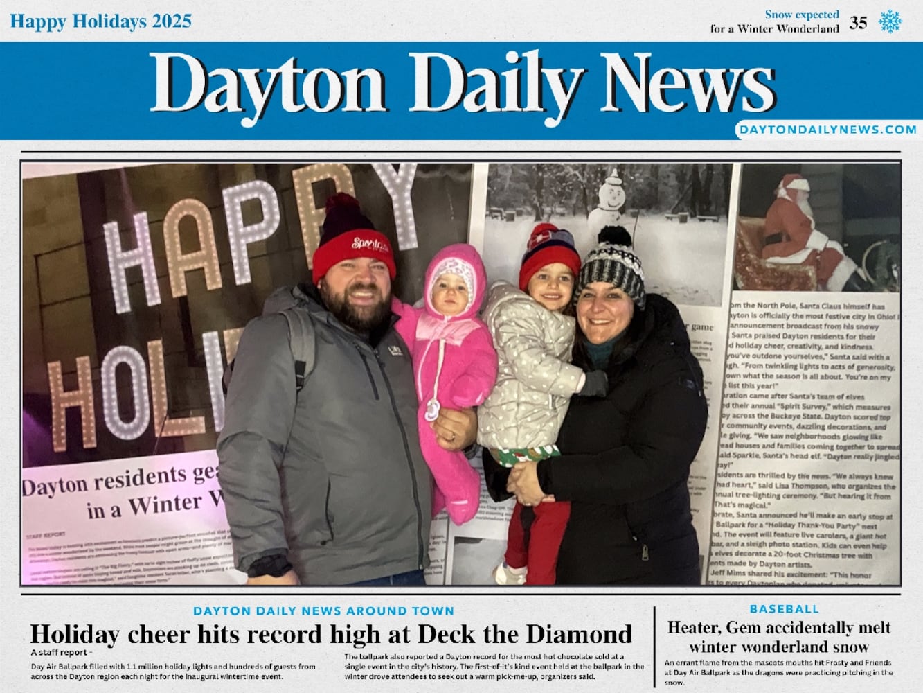 Did we spot you at Deck the Diamond?