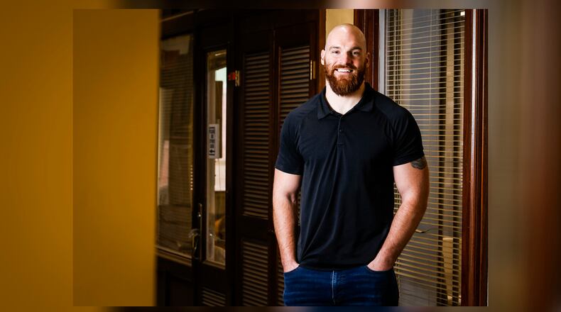 Matt Lengel, a former NFL tight end, is the Director of Facility Operations at Spooky Nook Sports Champion Mill. NICK GRAHAM / STAFF