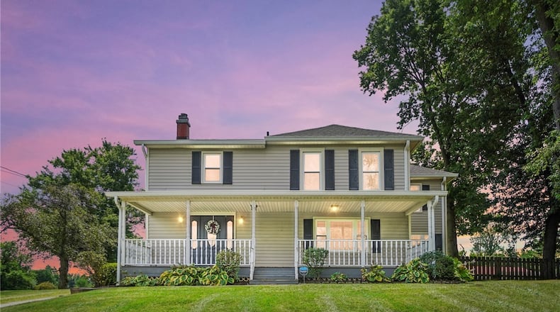 This two story, originally built in 1885, has been completely renovated and has a full front porch. It sits on eight acres in Springfield. CONTRIBUTED