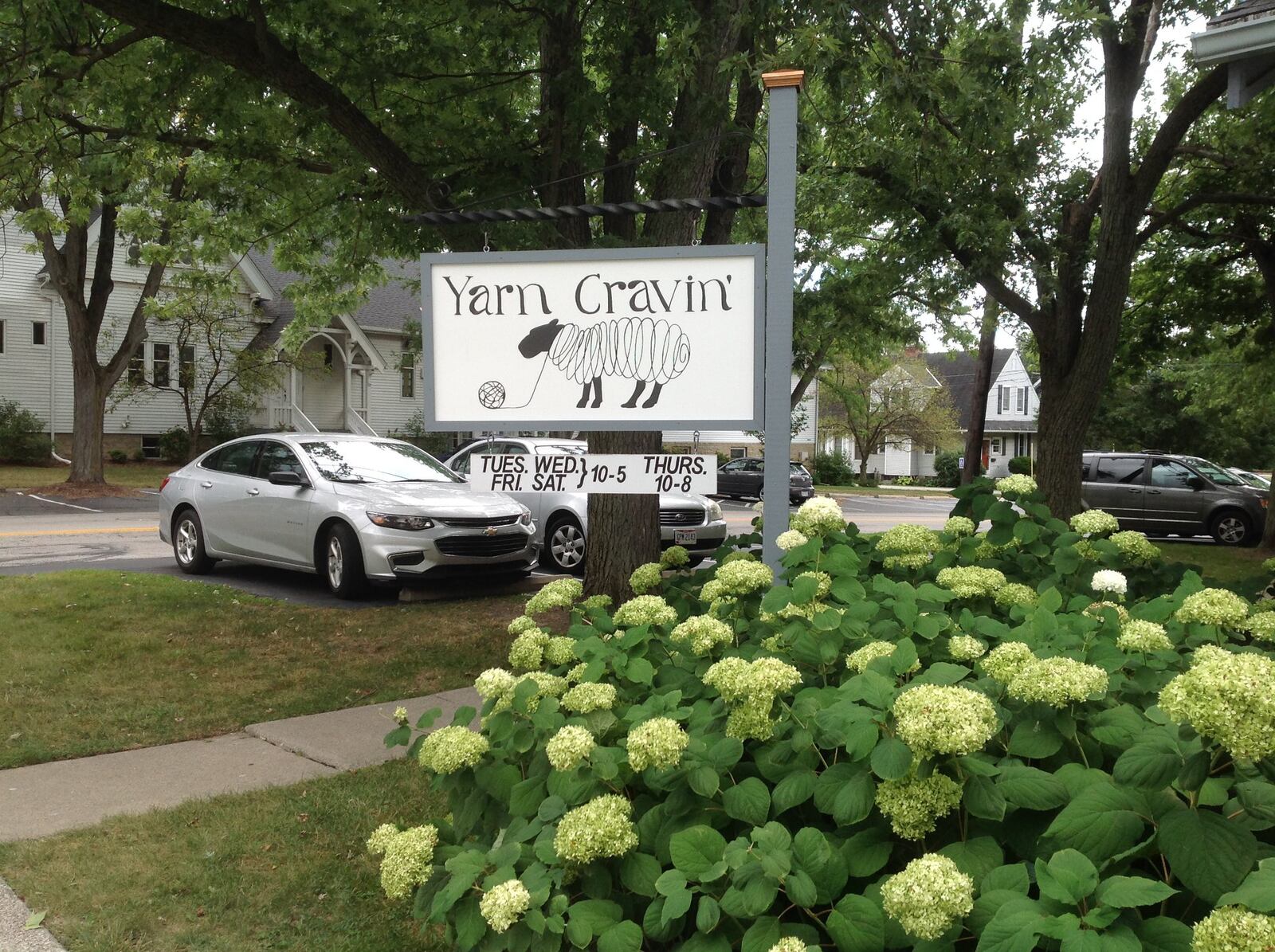 One of 58 participating stops along the I-75 Yarn Crawl route.
