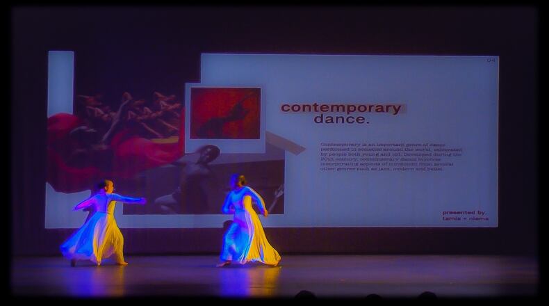 Students perform at the Dayton Early College Academy's 2024 Black History Month Show. (CONTRIBUTED)