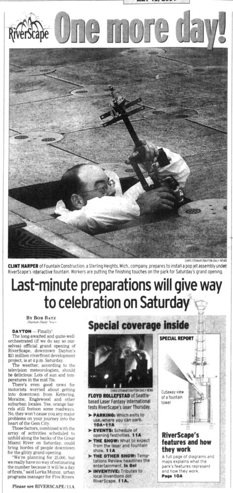 PHOTOS: Remembering when RiverScape MetroPark opened 20 years ago