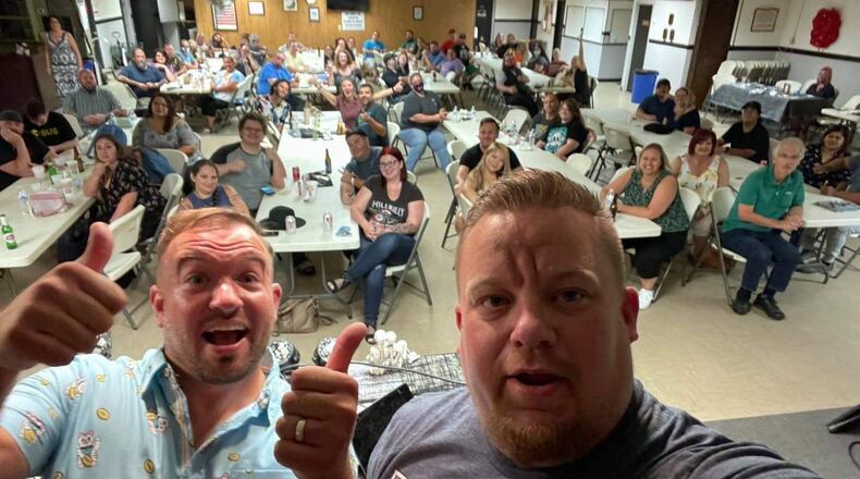 Childhood pals, the Delicious Nickalicious (right) and Rob Dawg, have posted more than 265 episodes of “The Brohio Podcast,” the irreverent but informative locally-produced show they launched in 2017.