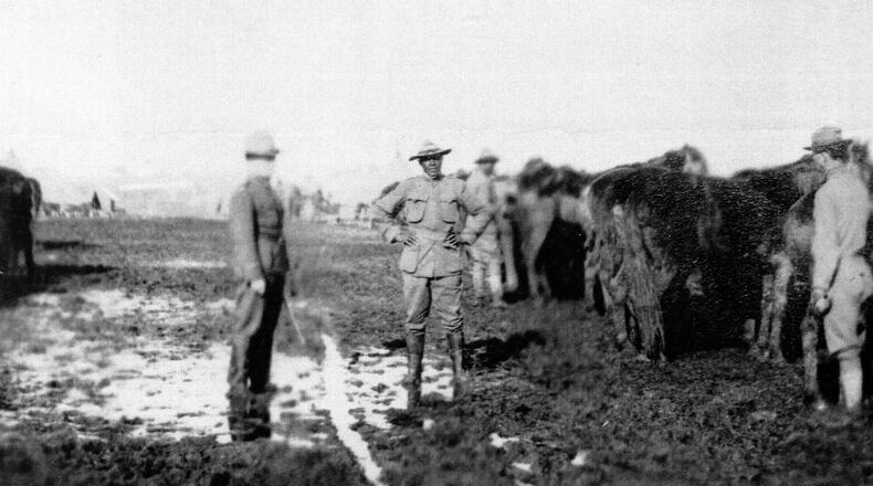 Maj. Charles Young, possibly during the the Mexican Punitive Expedition in 1916. PHOTO COURTESY OF THE AFRO-AMERICAN MUSEUM AND CULTURAL CENTER