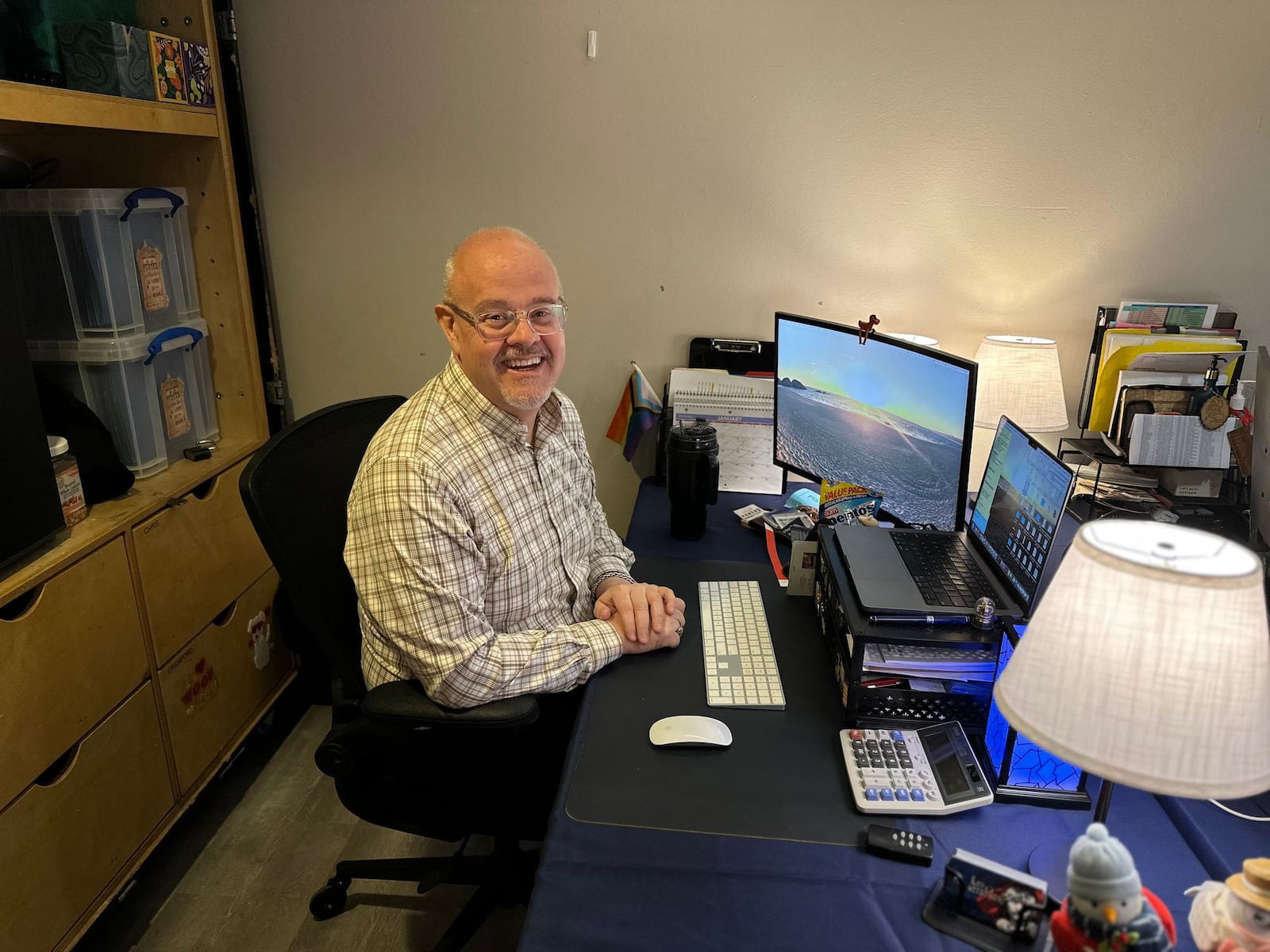 Chris Danner is the company manager for "Les Miz." Iit's his job to move the giant production from city to city.
CONTRIBUTED