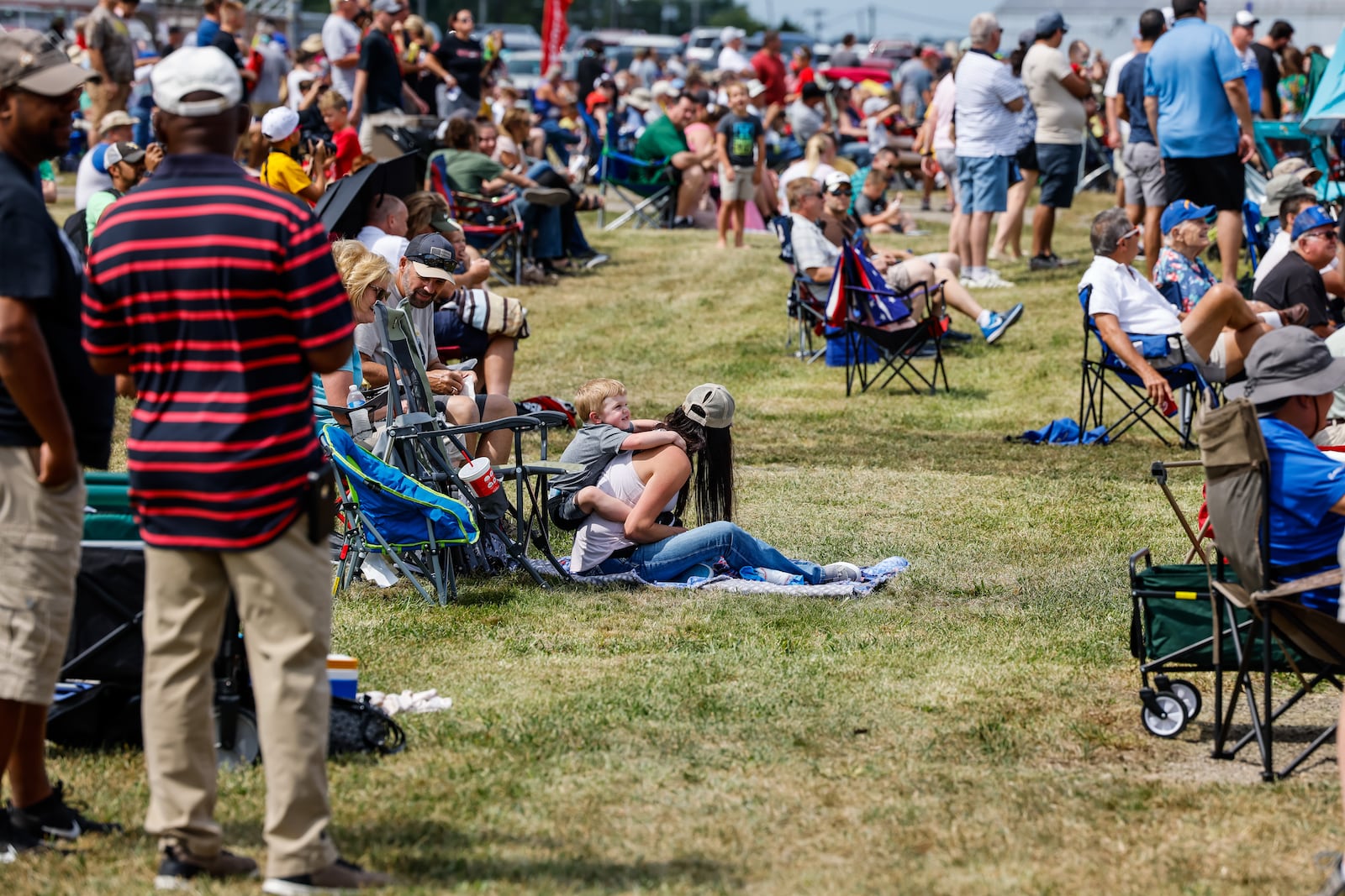 The Great Cincinnati Radio Control Club's 60th Flying Circus airshow in September 2021 drew a big crowd to the Butler County Regional Airport in Hamilton. FILE