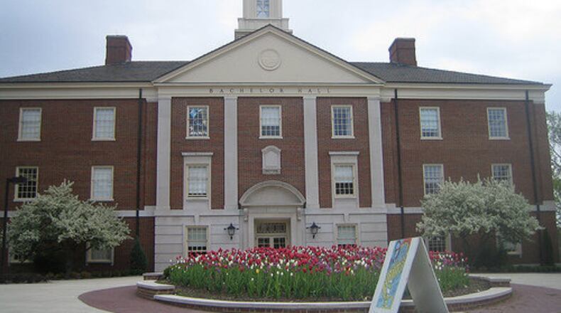 Bachelor Hall, located across from the Shriver Center, is a hub of activity with classrooms and faculty offices making it a central focus for students in several academic areas.