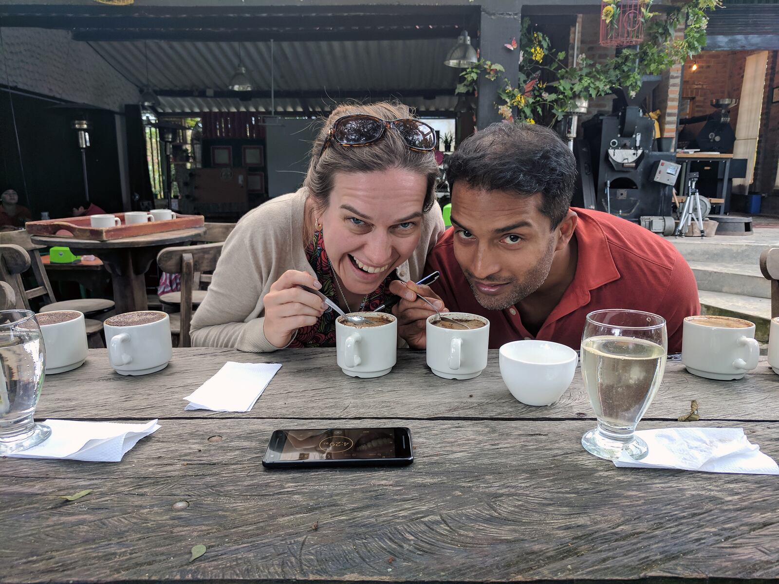 Kait Brown and her fiancee and partner, Daniel, taste-tested more than 200 high quality coffees before settling on their top decaf choice. CONTRIBUTED