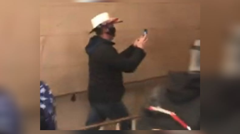 Kenneth Massie is accused of illegally entering the U.S. Capitol on Jan. 6, 2021, according to U.S. District Court for the District of Columbia records. Photo courtesy U.S. District Court.