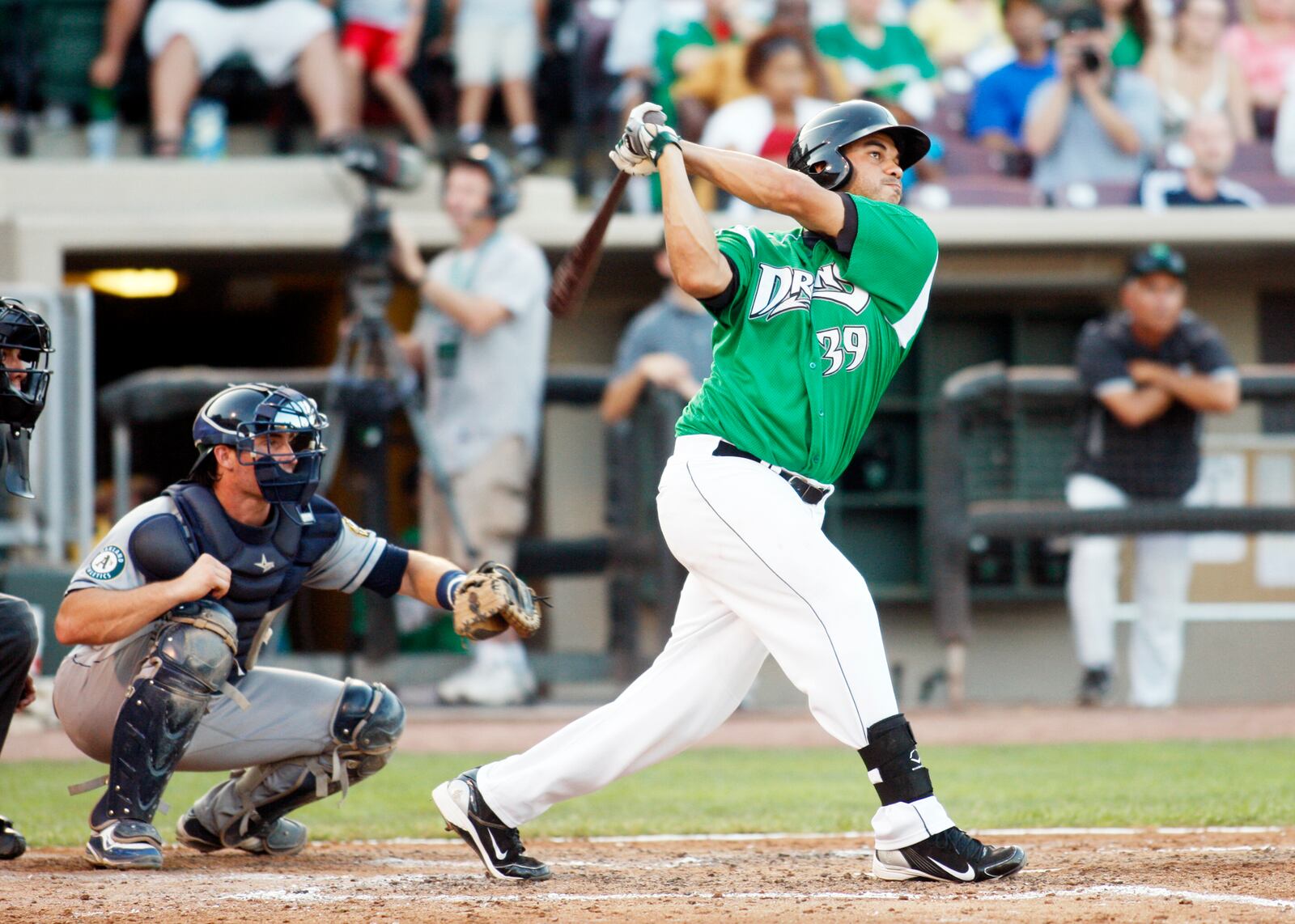 Former Dayton Dragon Donald Lutz is the only player in team history to hit for a cycle. CONTRIBUTED PHOTO