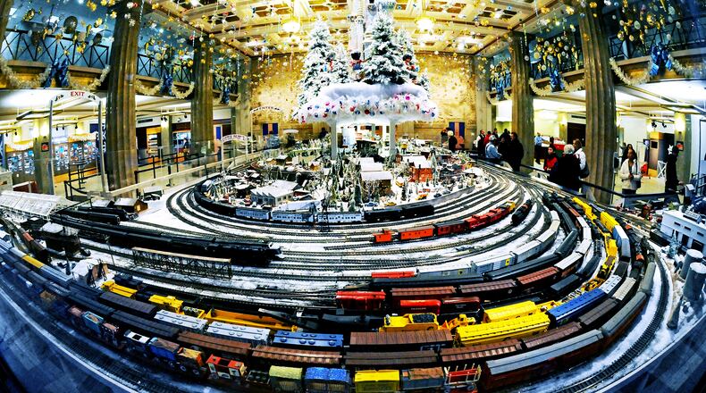 Holiday Junction featuring the Duke Energy Holiday Trains is on view at the Cincinnati Museum Center through Jan. 6. CONTRIBUTED PHOTO