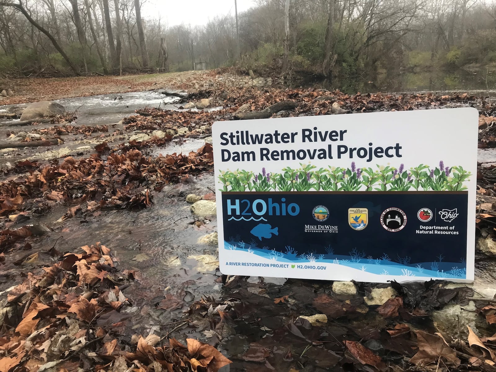Ohio has funded a project to remove the Covington low-head dam on the Stillwater River. PROVIDED, OHIO DEPARTMENT OF NATURAL RESOURCES
