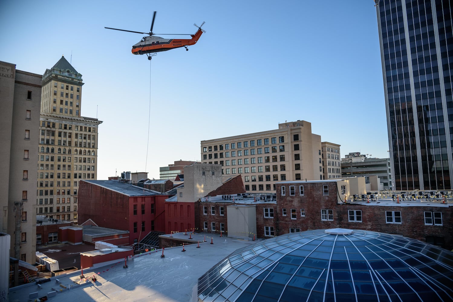 PHOTOS: Special delivery to Dayton Arcade