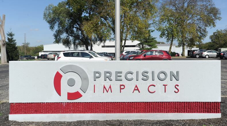 Precision Impacts, a subsidiary of Gayston Corp, will add a new production line to its Miamisburg operations and add 41 new jobs. MARSHALL GORBY/STAFF