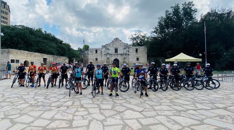 Members of Warriors on Wheels travel to San Antonio, Texas to ride bikes for veterans and first responders. CONTRIBUTED