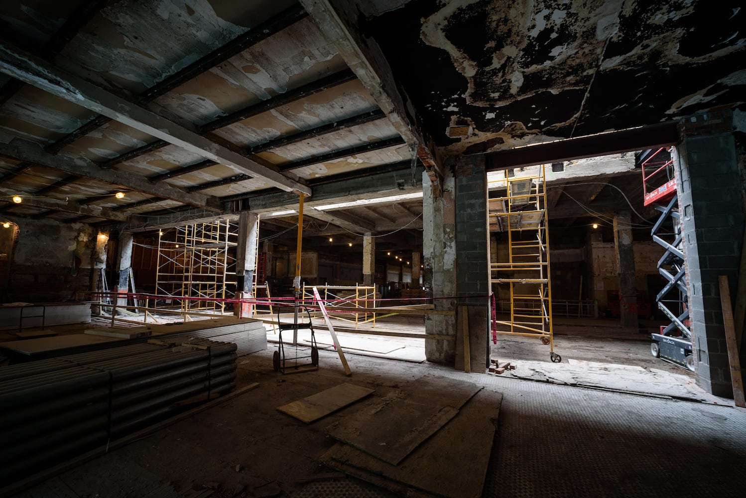 PHOTOS: Dayton Arcade recovery continues, first floor slab completed and windows restored