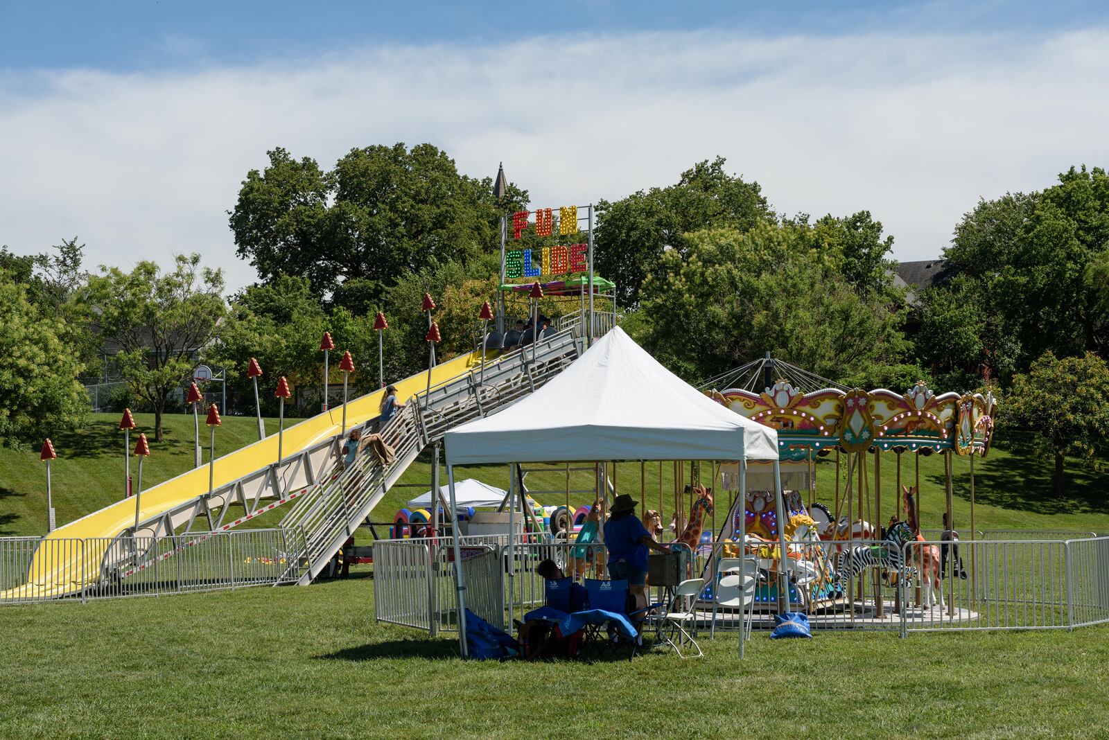 The 40th annual Germanfest Picnic was held at the Dayton Liederkranz-Turner German Club grounds in Dayton's St. Anne's Hill Historic District from Friday, Aug. 11 through Sunday, Aug. 13, 2023. TOM GILLIAM / CONTRIBUTING PHOTOGRAPHER
