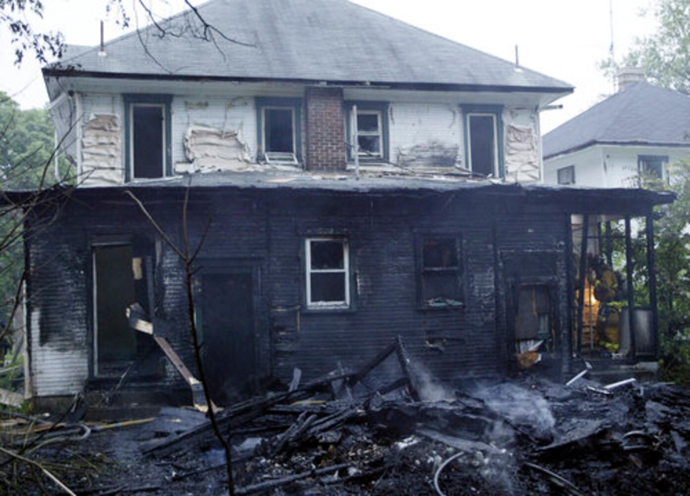 Fire at multi-family home