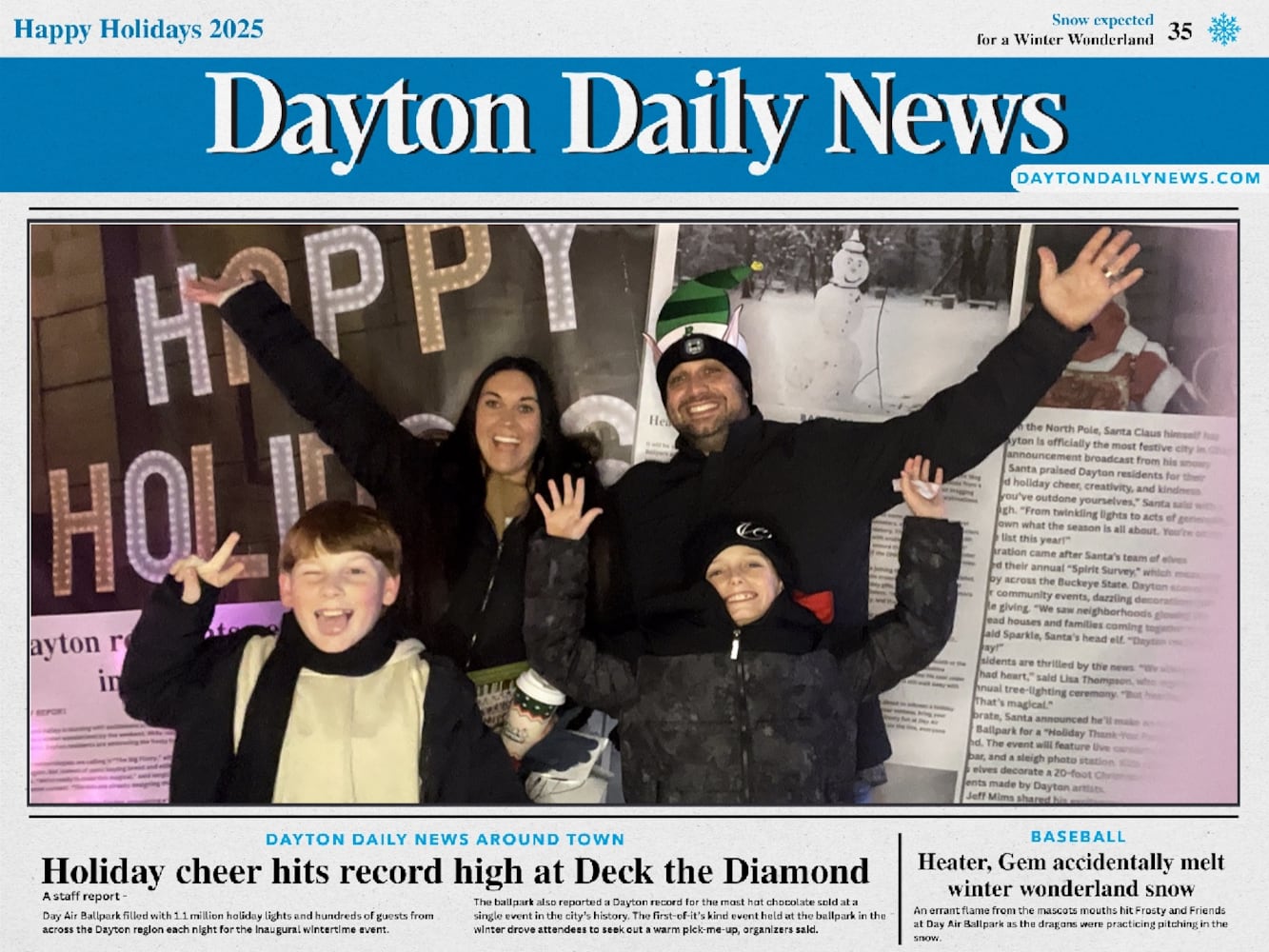 Did we spot you at Deck the Diamond?