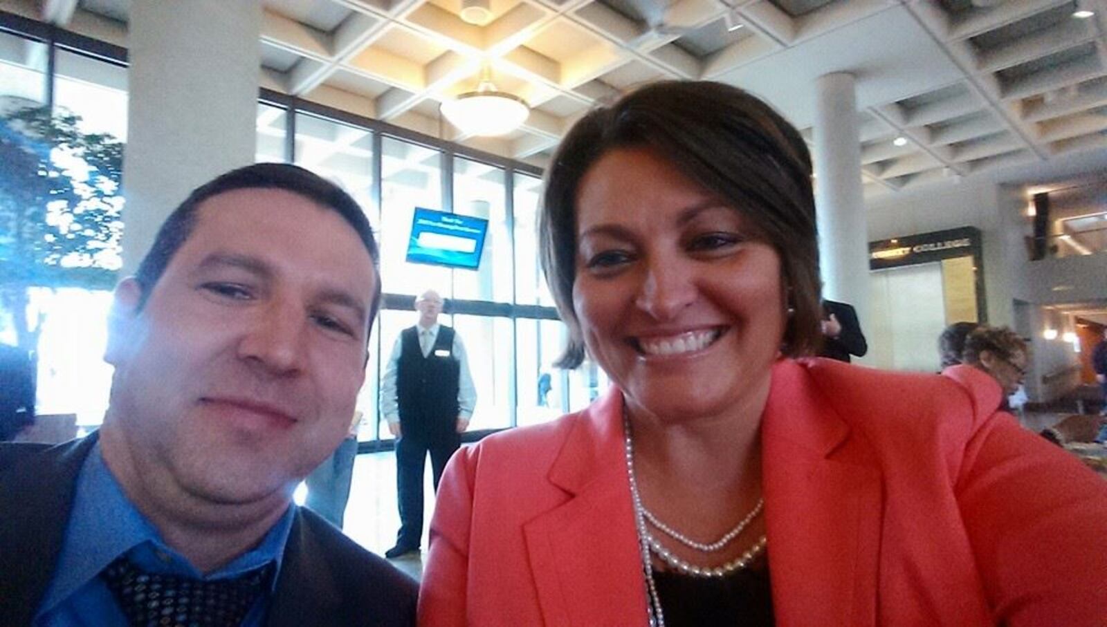 Daytonian of the Week Erica Hubler is pictured with her Dave Hubler.
